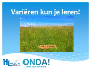 varieren kun je leren